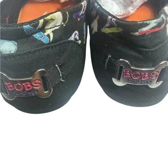 BOBS by Skechers dog print slip on shoes size 7.5 - Picture 5 of 8